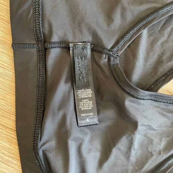 Skims Black Jelly Sheer Mesh bralette size L - Picture 5 of 5